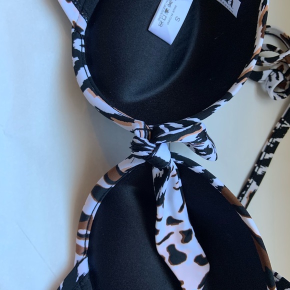a.n.a Animal Bra Bikini Swimsuit Top - Picture 5 of 5